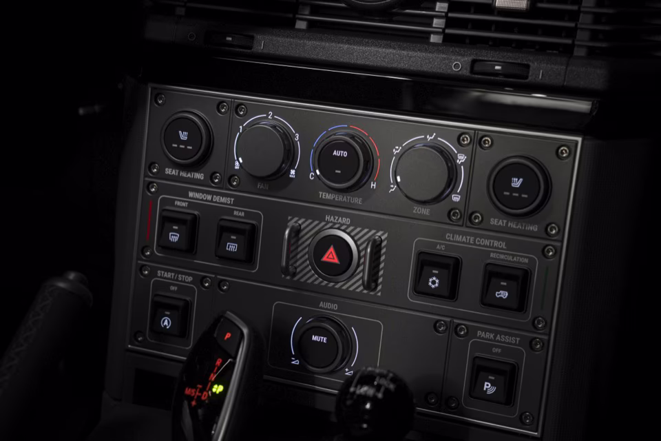 Panel de control central